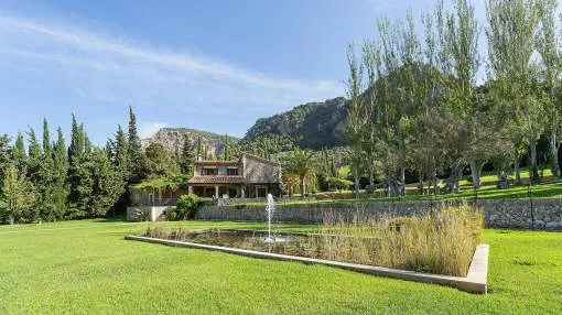 Traditional style finca surrounded by nature in Valldemossa